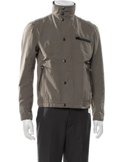 Pre-owned Coach Utility Jacket In Gray