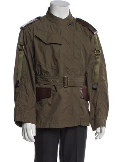 Pre-owned Coach Utility Jacket In Green