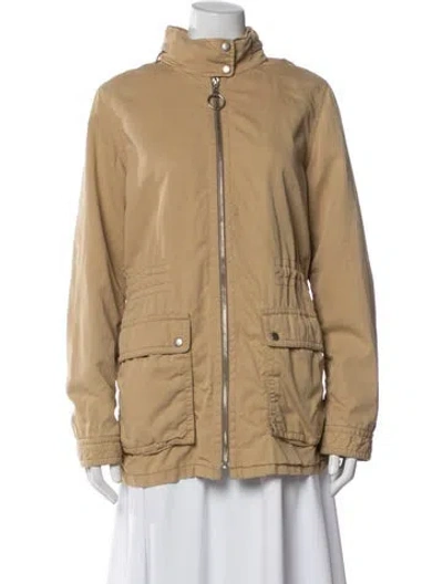Pre-owned Coach Utility Jacket In Neutral