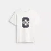 Coach Varsity Classic T-shirt In Organic Cotton In White