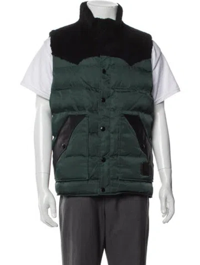 Pre-owned Coach Vest In Green