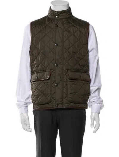 Pre-owned Coach Vest In Green