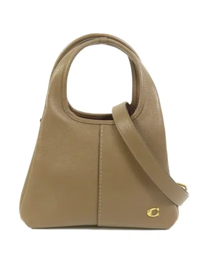 Pre-owned Coach Vintage 23 Lana Leather Shoulder Bag In Brown