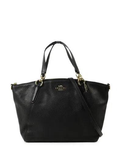 Pre-owned Coach Vintage 2-way Tote Bag In Black