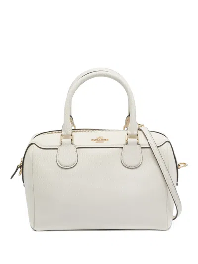Pre-owned Coach Vintage Bennett Tote Bag In Neutrals