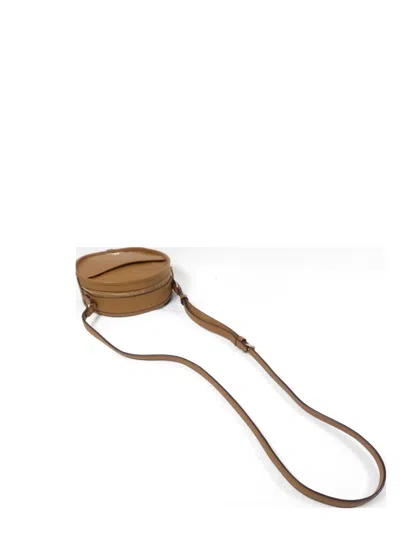 Pre-owned Coach Vintage Canteen Leather Shoulder Bag In Neutral