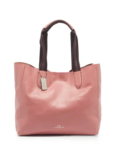 Pre-owned Coach Vintage Derby Tote Bag In Pink