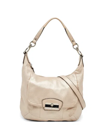 Pre-owned Coach Vintage Kristin Shoulder Bag In Neutral
