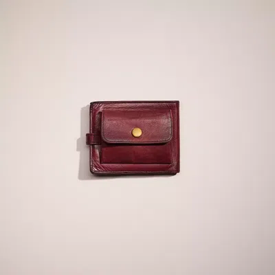 Coach Vintage Medium Wallet In Red