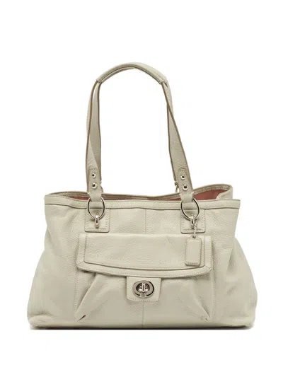 Pre-owned Coach Vintage Penelope Textured Leather Tote Bag