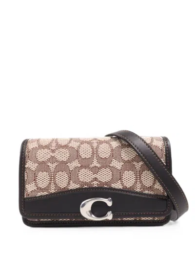 Pre-owned Coach Vintage Signature Crossbody Bag In Neutrals