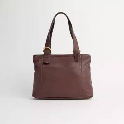 Coach Vintage Soho Zip Tote Bag In Mahogany Brown