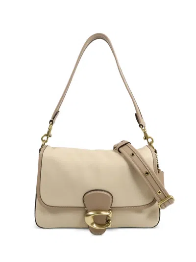 Pre-owned Coach Vintage Tabby Foldover Shoulder Bag In Neutrals
