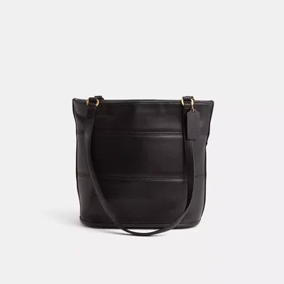 Coach Vintage Tribeca Shopper In Black