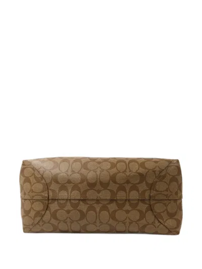 Pre-owned Coach Vintage X Keith Haring Reversible Tote Bag In Brown