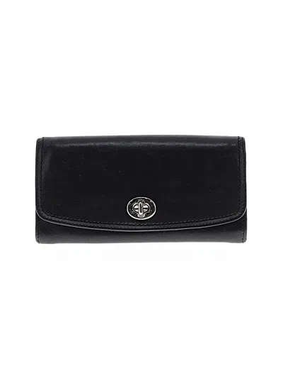 Pre-owned Coach Wallet In Black