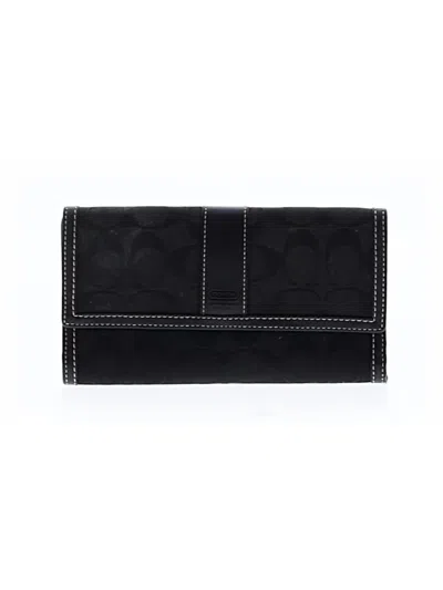 Pre-owned Coach Wallet In Black
