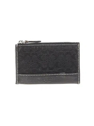 Pre-owned Coach Wallet In Black