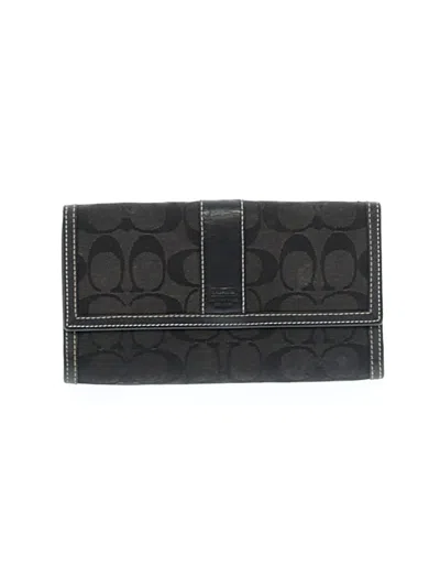 Pre-owned Coach Wallet In Black