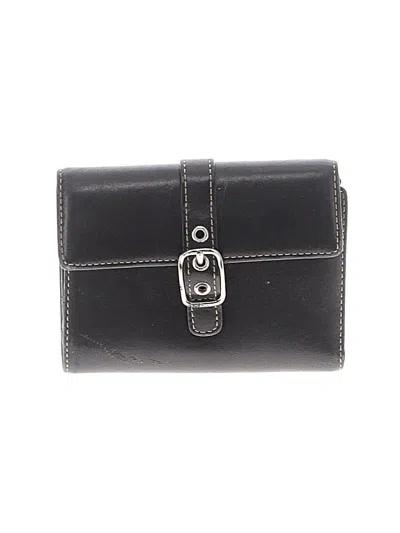 Pre-owned Coach Wallet In Black