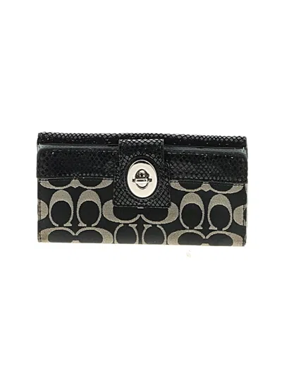 Pre-owned Coach Wallet In Black