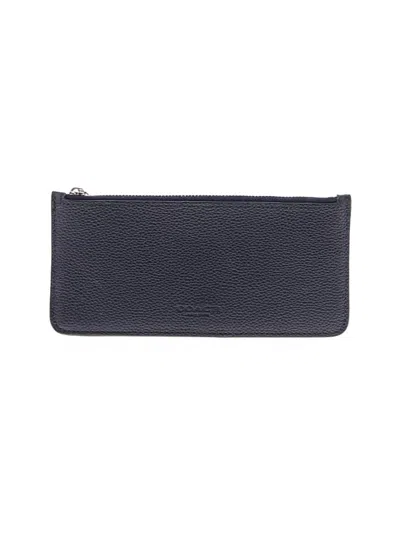 Pre-owned Coach Wallet In Blue