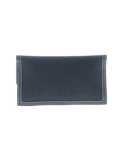 Pre-owned Coach Wallet In Blue