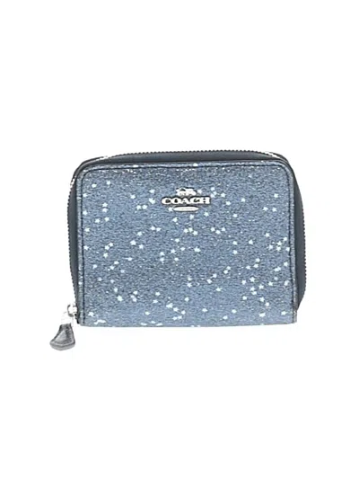 Pre-owned Coach Wallet In Blue