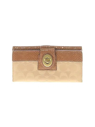 Pre-owned Coach Wallet In Brown