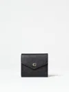 Coach Wyn Leather Wallet In 黑色