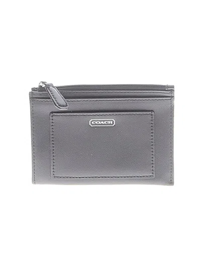 Pre-owned Coach Wallet In Gray