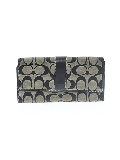 Pre-owned Coach Wallet In Gray