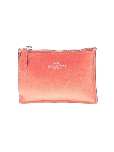Pre-owned Coach Wallet In Orange