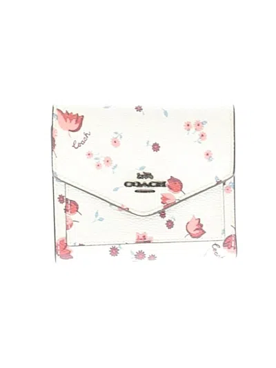 Pre-owned Coach Wallet In White