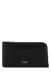 Coach Portacarte In Pelle Nera  Donna In Black