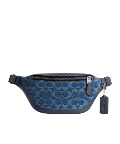 Coach Warren Waist Bag In Blue