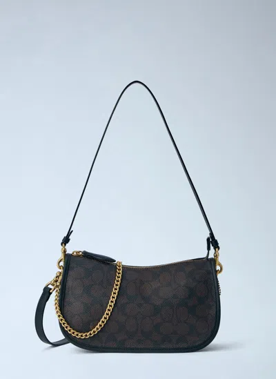 Coach Waverly Bag In Signature Upcraftedleather In Dark Brown
