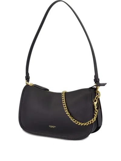 Coach Waverly Cross Body Bag In Black