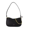 Coach Natural Grain Leather Waverly Bag In Black