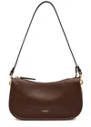 Coach Waverly Leather Shoulder Bag In Brown