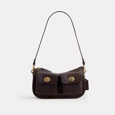 Coach Waverly Tasche Mti Twin-turnlock In Brown