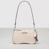 Coach Wavy Baguette Bag In Pebbled Topia Leather In Cloud