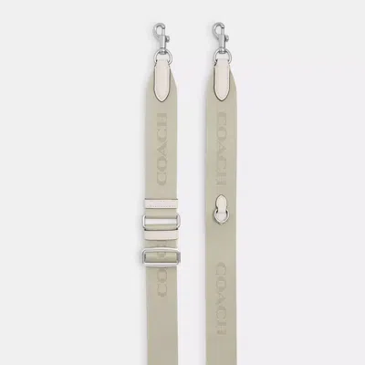 Coach Webbing Strap In White