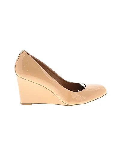 Pre-owned Coach Wedges In Tan