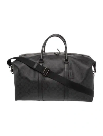Pre-owned Coach Weekender Bag In Black