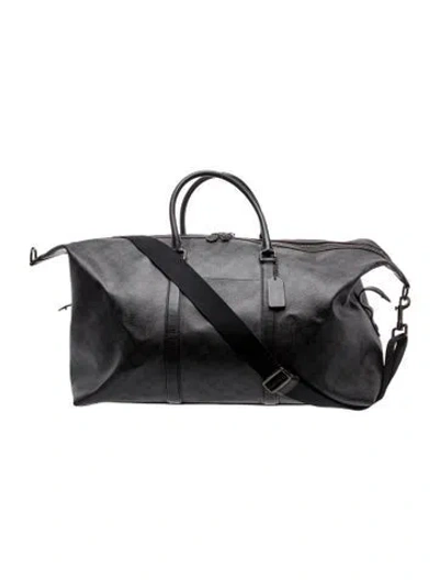 Pre-owned Coach Weekender Bag In Black