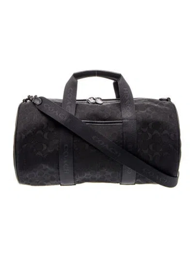 Pre-owned Coach Weekender Bag In Blue