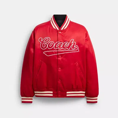 Coach Wendbare Souvenir Jacke In Red