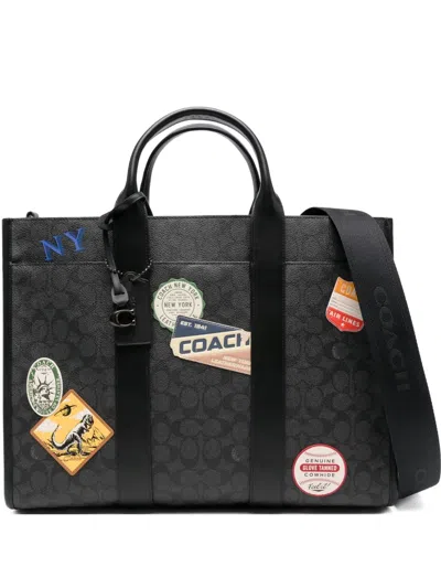 Coach Wesley Patch-embellished Tote Bag