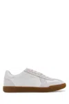Coach Ellis Optic White Leather & Suede Trainers